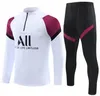 2021 2022 Soccer Training Pak Lange Mouwen Sweatshirt 21/22 Maillot de Foot Voetbal Jogging Jas Trainingspak