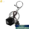 CSJA Hexagram Natural Stone Keychains Reiki Quartz Crystal Key Chain Handbag Decor Motorcycle Keyring for Women Men Jewelry G532