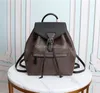 Montsouris Mochila Vintage Black Embossed Cowhide Lexurys Designers Sacos Duffle Bag Designer Backpack M45205