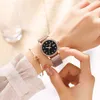 CRRJU Gold Watch Women Quartz Watches Lady Waterproof Wristwatch Womens Bracelet Female Clock Relogio Feminino Montre Femme 210616