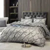 Pinch Pleat Flower Bedding Set Luxury Quilt Cover Quality Bed Cover Set Summer Bed Set For Home Skin Friendly Duvet Cover 211007