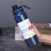 Bottiglia d'acqua thermos da 800 ml di grande capacità per il tè Tazza termica portatile Tazza in acciaio inossidabile Sport Ciclismo Boccetta da vuoto isolata 211109