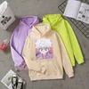 Kawaii Hoodie Hunter X Hunter Women's Sweatshirt Japanese Anime Killua Zoldyck Devil Print Harajuku Streetwear Oversized Hoodies Y0729