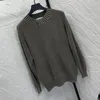 3 색 남성용 재킷 디자이너 까마귀 구식 크루 넥 스웨터 강화 된 커프스 코튼 풀오버 스웨터 부드러운 통기성 대형 후드 M-2XL # 98912