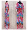 Chiffon Lange Strand Cover up Frauen Kleider Robe Vestidos Bikini Pareos de Playa Mujer Beachwear