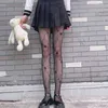 2021 tendência mulheres collants tatuagens malha meia-calça colante femme medias lolita pantyhose punk sexy fishnet meias cosplay hosiery y1130