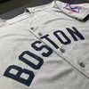 Ted Williams Jersey Vintage 1939 Crème Grijs Wit Cooperstown Hall Of Fame Patch 2021 City Connect Player Navy Rood Groen Maat S-3XL