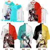 Juego Genshin Impact Cosplay Costume Zhongli Ganyu Tartaglia Hutao Ningguang Xiao Unisex Sidas para sudaderas Sweats Sweets Chaqueta Y0903