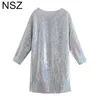 vestito di sequin di xs