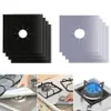 Gas Stove Protectors Reusable Gas Stove Burner Covers Kitchen Mat Gas Stove Stovetop Protector Cleaning Pad Liner Cover 4pcs/set