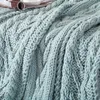 crochet blanket with chunky wool