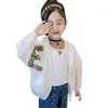 Meninas Verão Outerwear Casaco Leopardo Para Primavera Outono Crianças Estilo Casual Roupas Infantil 6 8 10 12 14 210527