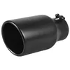 Manifold Parts 3 Inch Inlet Black Exhaust Tip X 45 9 Paint Finish Stainless Steel Material Bolton Installation6344711