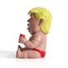 Trump Personalidad Muñeca Modelo Adornos Divertido Dibujos animados Artesanía Muñecas Estatuas Modelos Modelos de personaje Modelos de realidad Pupones de resina Decoración de Escritorio Inicio Oficina Decoración JY0786