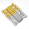 Os mais novos fechos de colar de ímã magnético Silvergold com Cabos em forma de cilindro para pulseira de colar jóias DIY 319C35181192