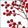 Garland de Natal artificial de berry vermelho artificial com pinheiro de pinheiro de pinheiro de pinh￣o