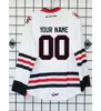 DH 2016 사용자 정의 OHL Niagara IceDogs 저지 망 여자 아이 흑백 붉은 아이스 하키 저렴한 유니폼 사용자 정의 모든 이름 모든 이름 번호 GaAlit Cut