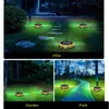 Lawn Lamps 4pack Solar Garden Lights LED Grundvattentät ljus Underjordisk avkänningslandskap för Pathway