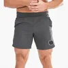 MuscleGuys Herrstyrelse Shorts Sexig Beach Bermuda Wear Sea Short Men Gym Snabbtorkare Sweatpants Fitness 210713