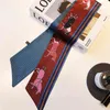 100cm Luxury Brand Design Horse Plaid Twill Double-deck Women Scarf Tie Head Silk Scarves & Wraps Neckerchief For Ladies