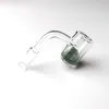 Colorfu Thermochromic Bucket Rökning 14mm 18mm Kvinna Man Joint Glass Bong Domeless Thermal 90 Degree Banger Nails Oil Dab Rig