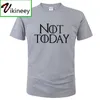 Not Today T Shirt Men Tshirt Summer Fashion Cotton Short Sleeve Harajuku Print Top Got T-Shirt Homme 210629