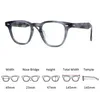 Fashion Sunglasses Frames Large Size Handmade Acetate Eyewear Frame Women Retro Full Rim Optical Eyeglasses Prescription Vintage Myopia Glas