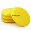 Spons Auto E Wax Pads Yellow Cleaning Tool Anti-Scratch Polishing Handdoek Tire Dressing Foam 12 stks / set