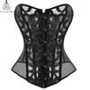 Seksowny gorsetowy steampunk Gothic Bustier Corslet Waist Trener Kobiety Burlesque J190701