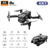 En stock RC avion Global Drone 4K Double caméra HD Mini véhicule Wifi Fpv pliable professionnel hélicoptère Sie Drones jouets pour enfant avec batterie KK14696671