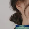 Nuovi orecchini del cerchio rotondo del metallo coreano per le donne moda carino oro argento colore punk fascino orecchino minorenalista gioielli brincos prezzo di fabbrica esperto di design di progettazione