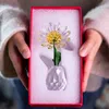 HD Crystal Daisy Flower Dreams Beeldje Ornament Papergewicht Home Office Decor Souvenir bruiloften jubilea verjaardagscadeaus