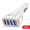 5V 7A Fast Quick Charge 4Usb Ports Car Charger 5V 3.1A Usb Power Adapter For iPhone 14 15 11 12 13 Samsung Htc GPS PC Android phone