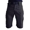 Pantaloncini da uomo Tattici Cargo Smart Casual Abbigliamento mimetico maschile Camo Army Training Soild Color Pantaloni Sport Pantaloni sportivi 210716