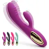 NXY Vibratoren, verbesserter G-Punkt-Kaninchen-Vibrator, wasserdichter Fitness-Dildo, 10 Geschwindigkeiten, geräuschloses Sexspielzeug für Frauen, 0106