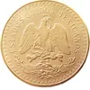 Viatage 18211921 Mexique 50 Peso Coin Goldsilver 37373mm Arts artisanat créatif Souveniture Coins commémoratifs Mexicanos cinquante peso9932092