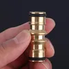 Watering Equipments DWZ 1/2" 3/4" Threaded Brass Garden Hose Tap Connector Water Pipe Quick Connectors For Irrigation System