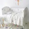 6 / 9PCS Elephant Baby Bedding Set Bomull Sovrum Inredning Baby Girl Boy Crib Bed Linens Bed Bumper 120 * 60/120 * 70cm 211025