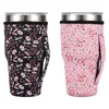 Reusable Drinkware Handle 32 Design Print 30oz Tumbler Ice Coffee Cup Sleeve Cover Neoprene Insulated Sleeves Holder Bags Pouch For 32oz Tumblers Mug Water Bottle