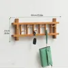 6hooks Wall Mount Rail 360 градусов вращающаяся шапка для шляпа полотенце для подъездной комнаты спальни мебельное покрытие вешалка для одежды вешалки крючки