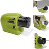 Kitchen Electric Knife Sharpener Multifunctional Knives Scissors Motorized High-Speed Sharpening Sistem Rotating Tool 210615