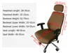 Ensemble housses de chaise de bureau extensible Spandex ordinateur siège pivotant accoudoir étui de jeu Sillas Gaming