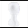 Heads 3x Fani Foam Manekin Głowa na perukę Making Display Stand Hat Hat Uchwyt biały wqghw irfqn