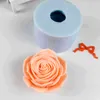 HC0300 Przy Rose Bouquet MultiLayer Rose Soap Flower Mold Silicone Mold Dekoration Växtformar Blommor Ljusformar Bukett 211110