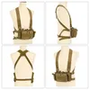 Outdoor Bags Tactical Vest Chest And Abdomen Bag Survival Army Molle System Kit Multi-Function Military Riding Camping Backpack X437A