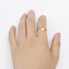 Anéis de casamento Nome do coração personalizado anel de tamanho ajustável em aço inoxidável ouro rosa personalizado para mulheres jóias dama de honra presentes