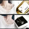 Necklaces & Pendants Drop Delivery 2021 Pendant Korean Titanium Steel Rose, Gold Devils Eye Necklace, Female Clavicle Chain Pendant, Gift, In