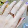 amore fascia anello titanio acciaio argento oro rosa gioielli di lusso per gli amanti coppia anelli regalo di fidanzamento di nozze taglia 5-11 4mm 5mm 6mm