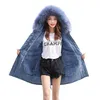 Frauen Lange Mantel Herbst Winter Warme Samt Verdicken Faux Pelzmantel Damen Parka Weibliche Feste Große Tasche Winter Jacke Frauen outwear 210416