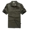 Männer Trainingsanzüge Militär Outdoor Armee Fan Casual Männer Set Camouflage Sommer Kurzarm Anzug Hosen + T Shirts Reine Baumwolle grün Männliche Breatha